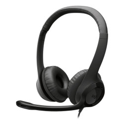 cuffia logitech h390 a padiglione per musica/chiamate con microfono