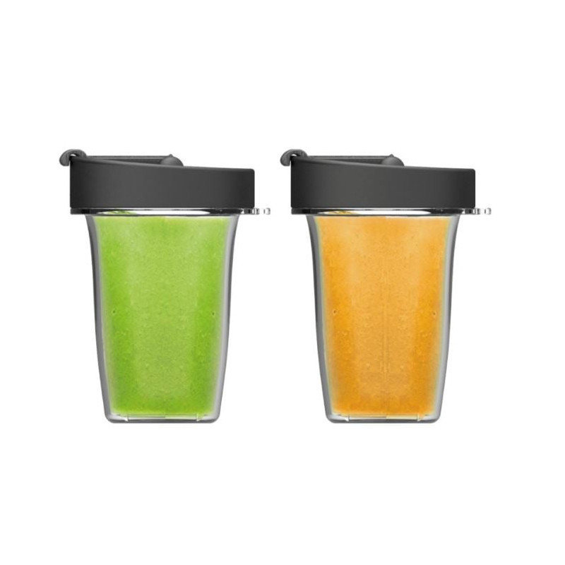 set di contenitore magimix saft becher 400ml 2pz [17527]