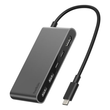 hub usb belkin connect 5in1 2x usb-c 2x usb-a 1x hdmi nero
