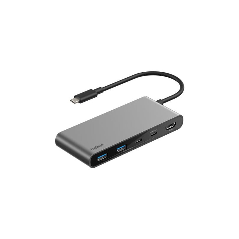 hub usb belkin connect 7in1 2x usb-c 2x usb-a 1x hdmi 2x