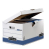 scatola archivio r-kive con coperchio a ribalta bankers box system