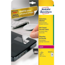 etichette avery laser antimanomissione l6113-20 fogli (48 etichette/foglio