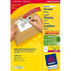 etichette avery laser bianche l7167-100 fogli (1 etichette/foglio