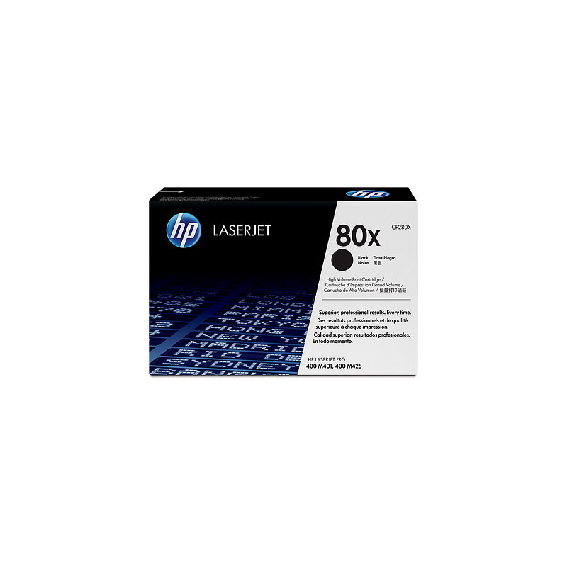 Toner hp cf280x cf280xd nero doublepack [cf280xd]