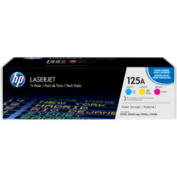 Toner hp multipack 3 pz. colori ciano/magenta/giallo nr.125a [cf373am]
