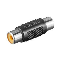 adattatore audio singolo rca femmina/femmina