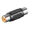 adattatore audio singolo rca femmina/femmina