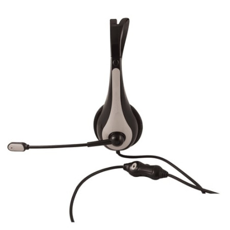 Cuffie atlantis cuffie+ microfono p003-va5100-g con regolatore