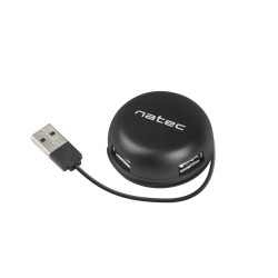 hub usb natec bumblebee 4-porte nero [nunatus4p000013]