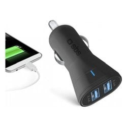 alimentatore da auto sbs con 2 uscite usb [tecr2usb24afast]