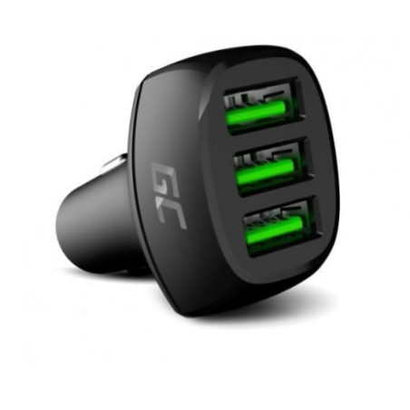 alimentatore auto green cell powerride 54w 3xusb 18w (ultra charge