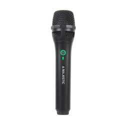 microfono majestic wireless uhf mic-601w con ricevitore ricaricabile