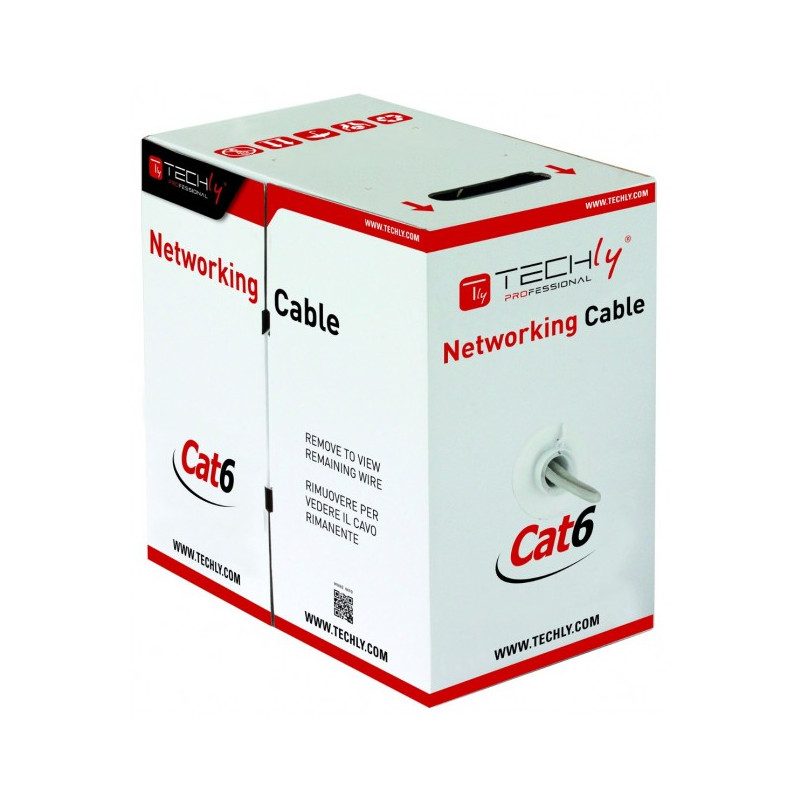 cavo di rete techly in matassa u/utp 305mt 022571 305