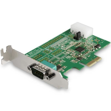 scheda di rete startech.com pci express 1 porta rs232 con uart 16950