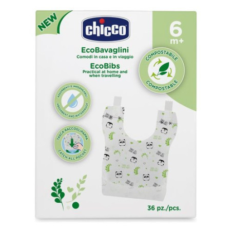 bavaglini chicco monouso compostabili 36pz