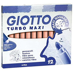 pennarelli giotto cf12 turbomaxi rosa 12pz [456006]