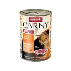 cibo umido per gatti animonda carny adult con manzo eppollo 400g