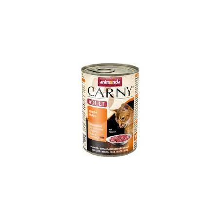 cibo umido per gatti animonda carny adult con manzo eppollo 400g