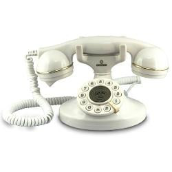 Telefono fisso brondi vintage 10 bianco