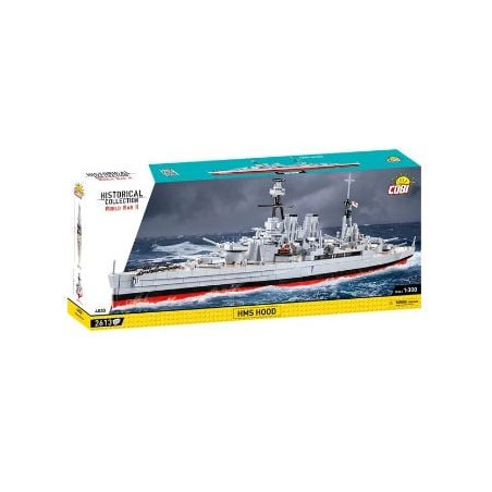 cobi klocki hc wwii hms hood scale 1/300 bianco [wpcbks0ue004830]