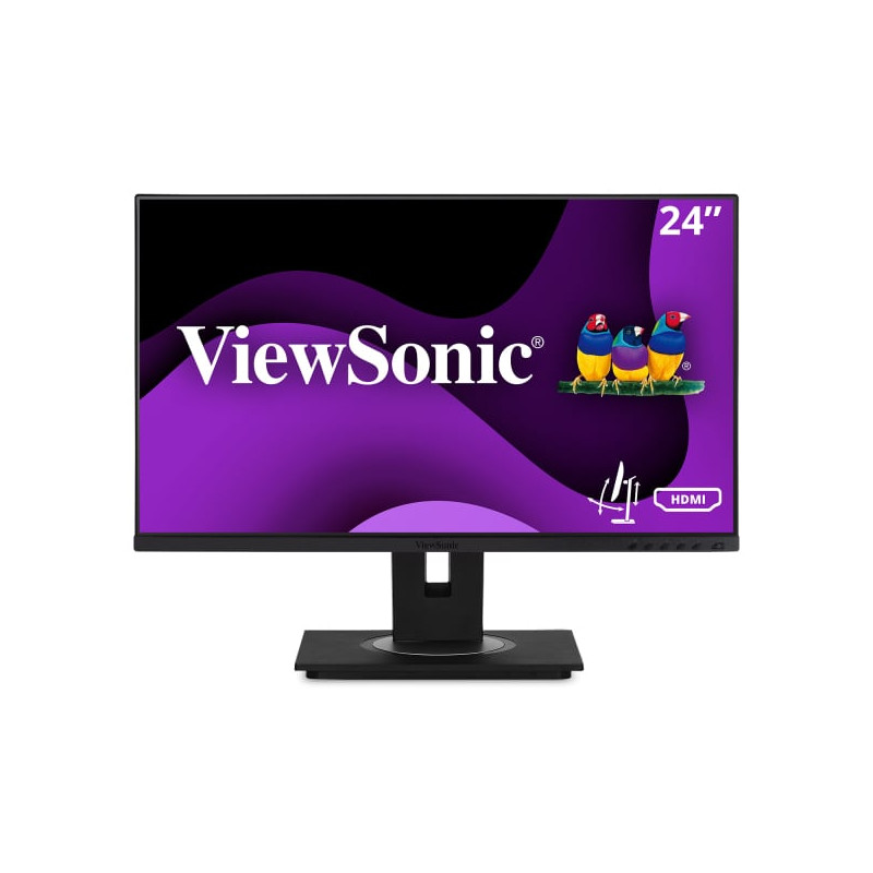 monitor led 24'' viewsonic vg2448a-2 1920x1080p 5ms classe