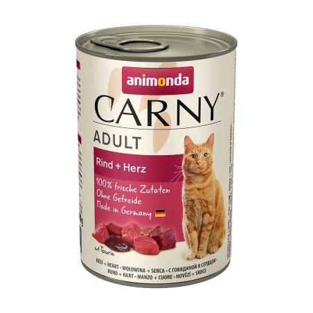 alimento completo per gatti animonda carne adult 6x400g