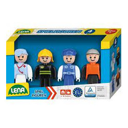 set di figurine lena blu 4pz [wmlnap0u9004490]