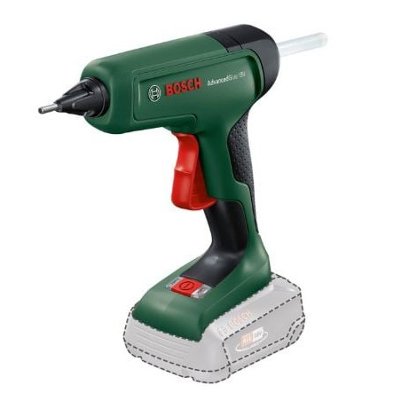 pistola colla a caldo bosch advancedglue a batterie 18v verde/nero