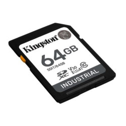 64gb scheda microsdxc kingston industrial a1 v30 scheda con adattatore