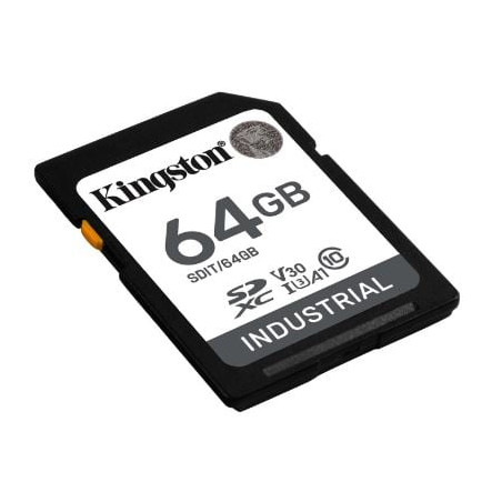 64gb scheda microsdxc kingston industrial a1 v30 scheda con adattatore