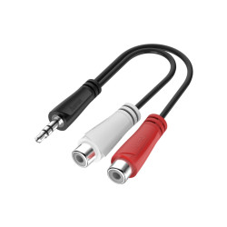 cavo hama 00200350 audio jack 3.5mm/rca nero [akhamhv00200350]
