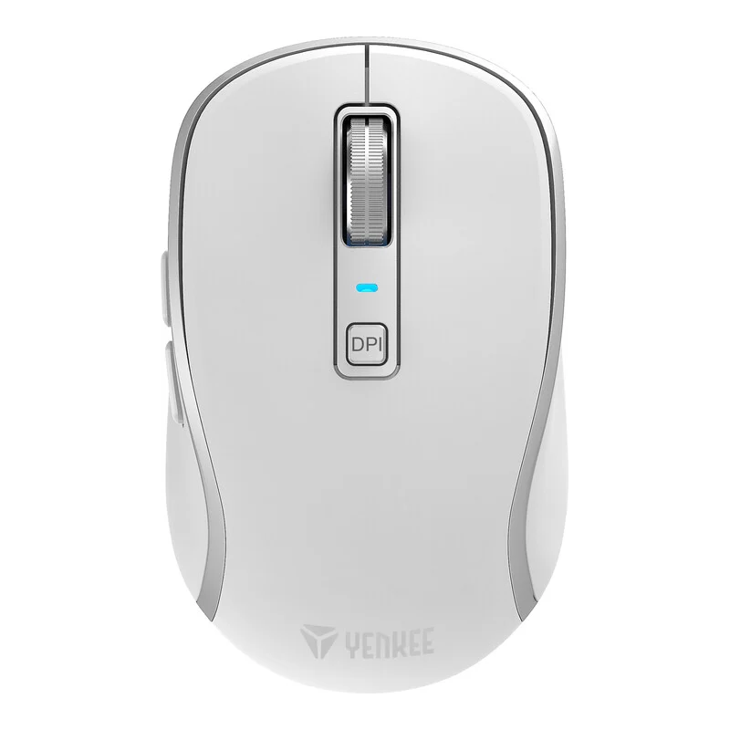 mouse yenkee yms 2085we senza fili con sensore ottico bianco [umyenrbdms2085w]