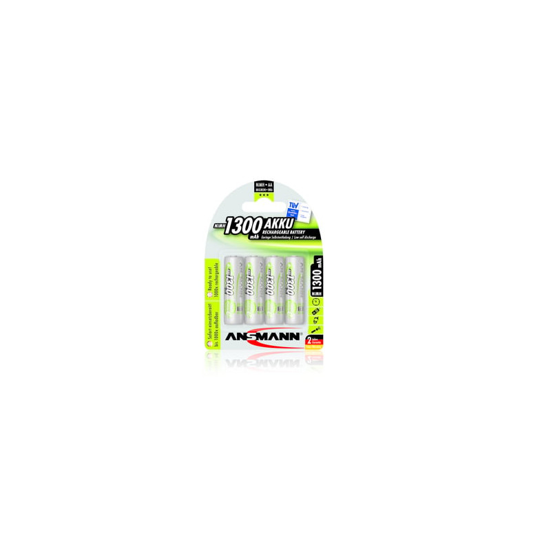 Pila ricaricabile ansmann 4 pz. maxe nimh aa stilo 1300 mah [5030792]