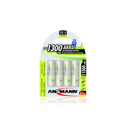 Pila ricaricabile ansmann 4 pz. maxe nimh aa stilo 1300 mah [5030792]