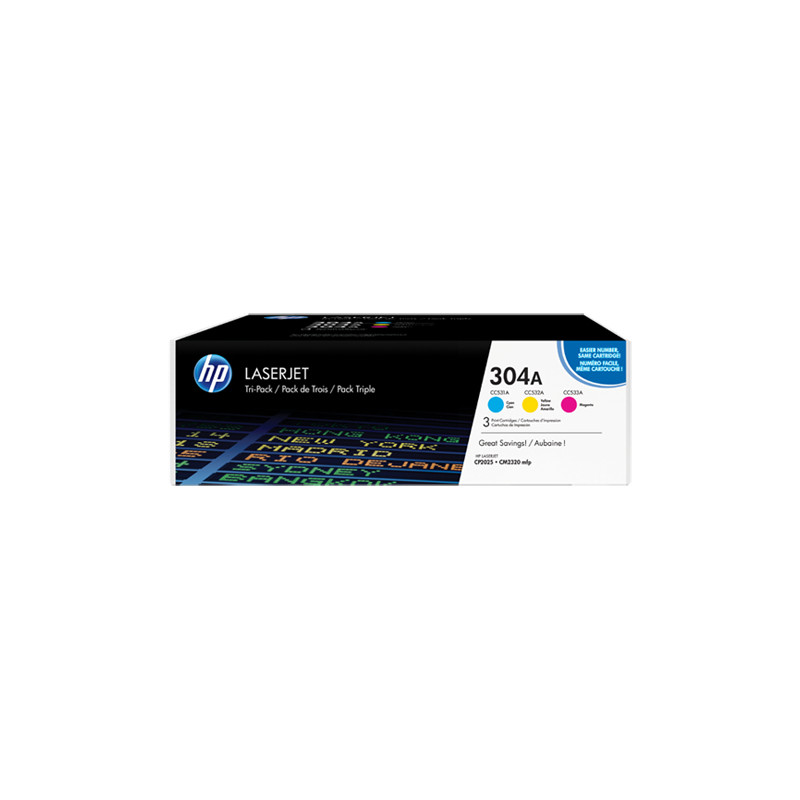 Toner hp multi pack cf 372 am c/m/y no. 304 a [cf372am]