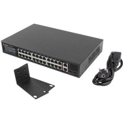 switch lanberg rsfe-24p-2c-250 non gestito 24 porte gigabit
