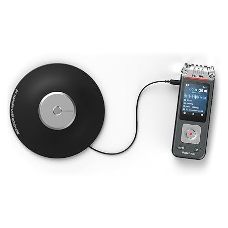 registratore vocale philips dvt8115 8gb con microfono grigio [ubphiddvt811500]