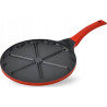 padella maestro heart per pancake in alluminio 26cm rosso [mr-1222-a]