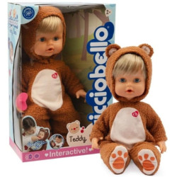 bambola giochi preziosi cicciobello teddy bear 42cm multicolore