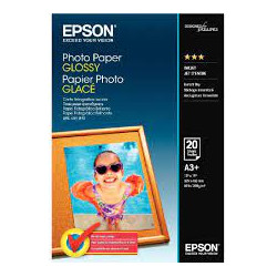 Carta fotografica epson lucida a3+ 20fogli [c13s042535]