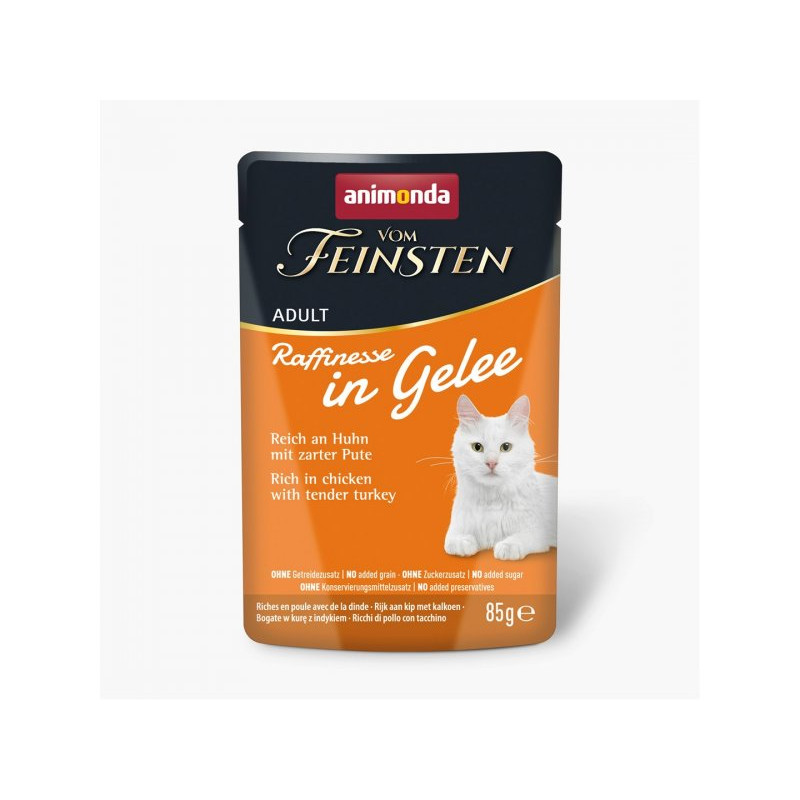 mangime animonda vom feinsten adult raffinesse in jelly ricco di