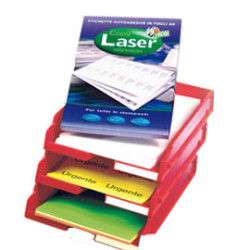 Etichette tico giallo opaco 70 fogli a4 24 etichette/foglio 70x36mm