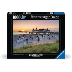 puzzle ravensburger collection spiaggia di ahlbeck usedom multicolore