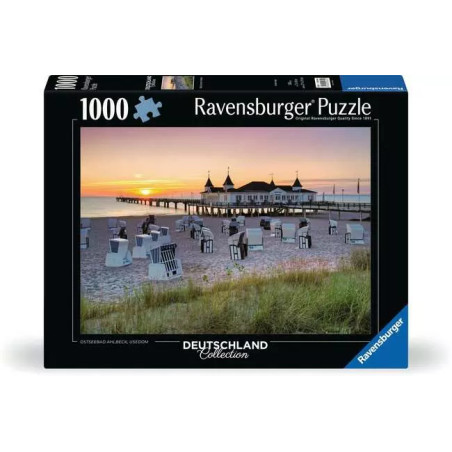 puzzle ravensburger collection spiaggia di ahlbeck usedom multicolore