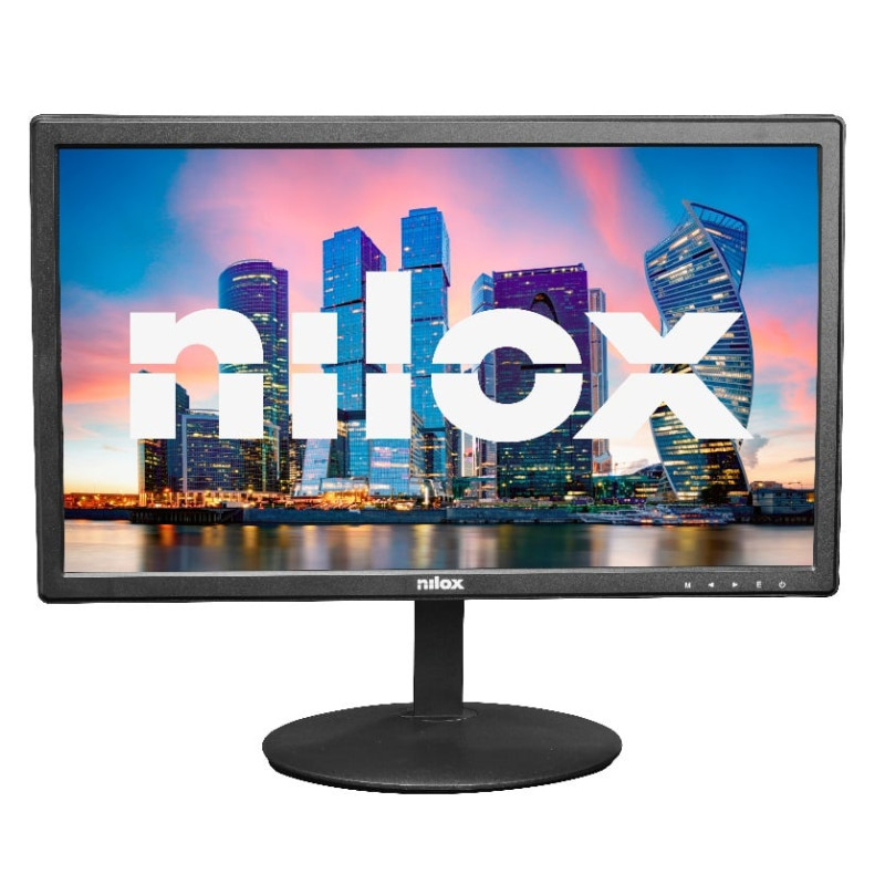 monitor led 18" nilox nxm19fhd11 tn 5ms vga + hdmi 60hz [nxm19fhd11]