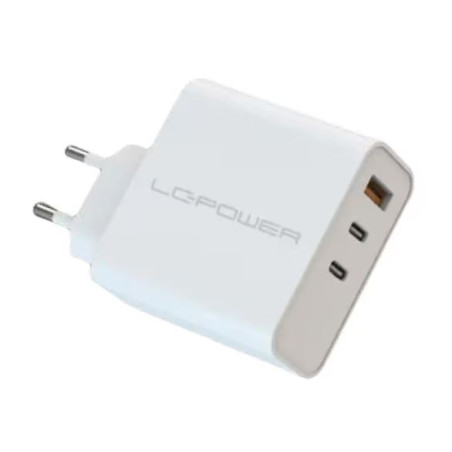 alimentatore da rete lc-power 1xusb-c 65w/1xusb-a 15w/1xusb-c