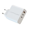 alimentatore da rete lc-power 1xusb-c 65w/1xusb-a 15w/1xusb-c