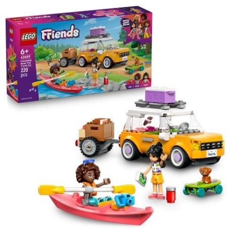 gioco di costruzione lego friends viaggio in auto per amicizia multicolore
