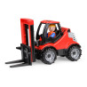 giocattolo lena truckies forklift carrello elevatore con pallet nero/rosso