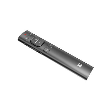 presentatore natec wireless con puntatore laser warbler 2 grigio